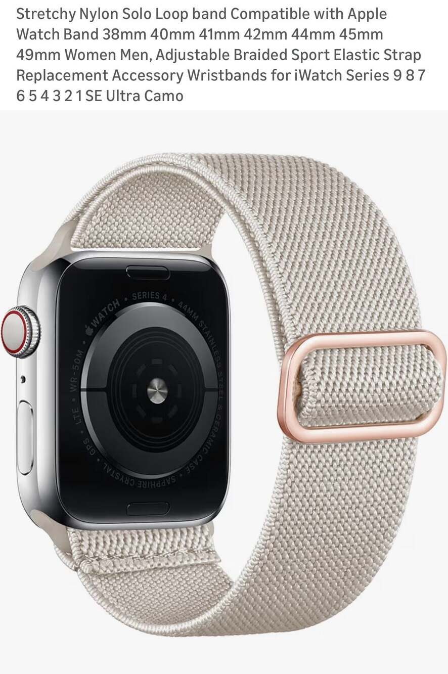Lot of 18 Replacement Silicone and Woven Bands for Apple Watch 38/40/41mm - Picture 7 of 7